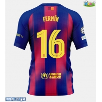 Barcelona Fermin Lopez #16 Hjemmedrakt 2025-26 Kortermet